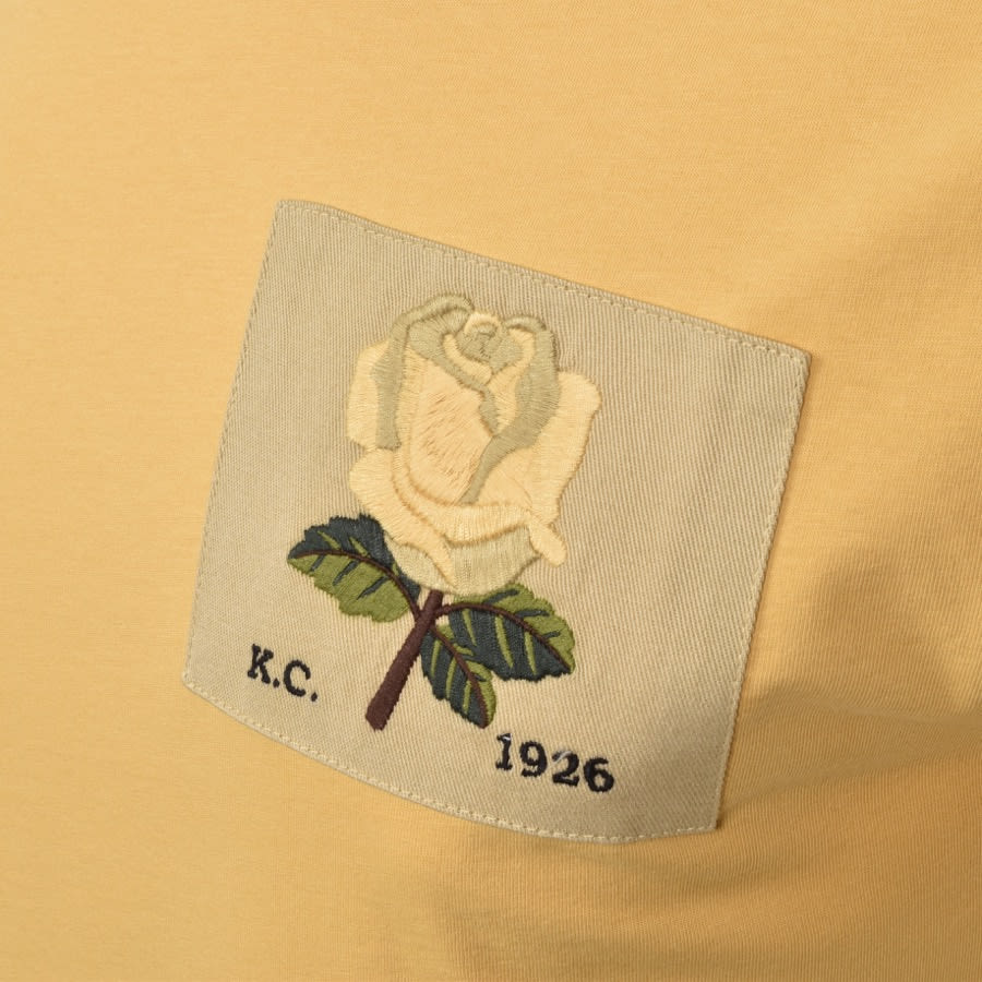 Alternative Image for ProductKent And Curwen Rose T Shirt Yellow3